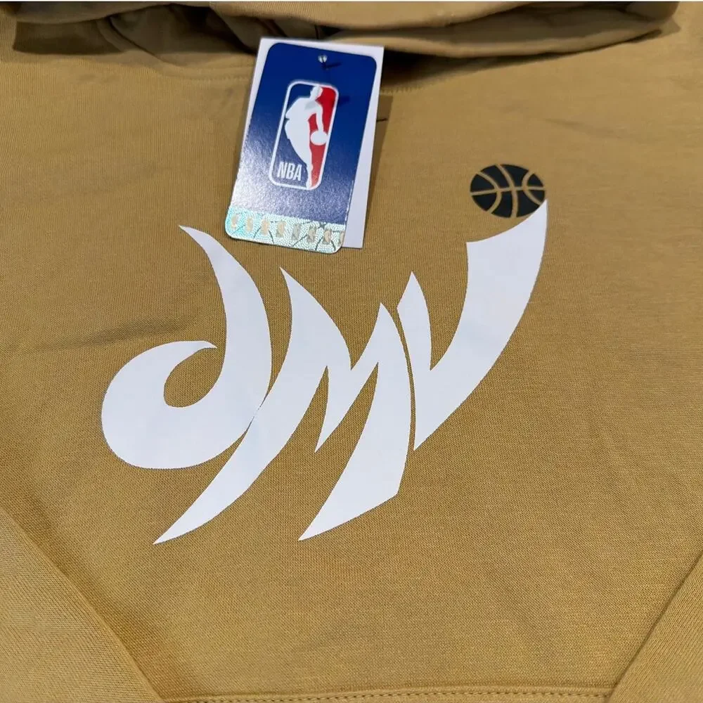 NWT Nike NBA Washington Wizards Pullover Hoodie, Youth Medium (10/12), Tan